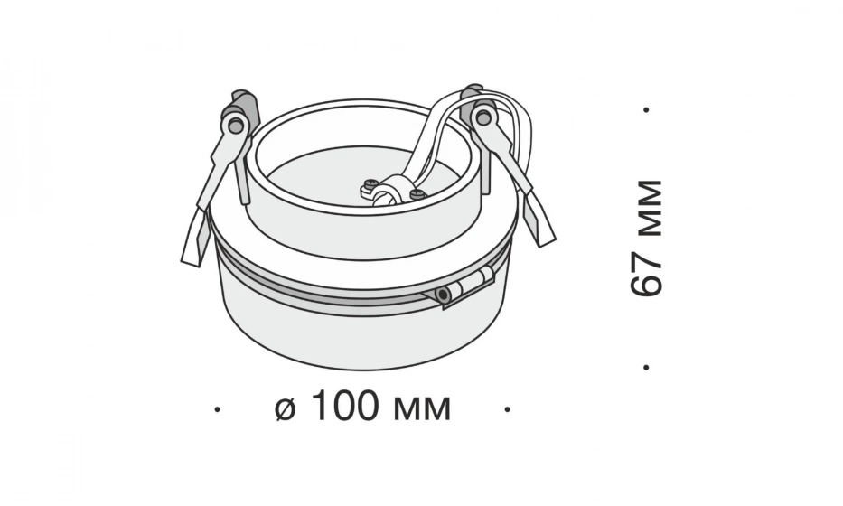 Встраиваемый Светильник Technical Dl2003-L12B4K - фото 2