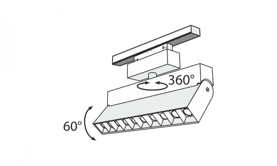 Трековый Светильник Technical Tr015-2-20W4K-B - фото 2