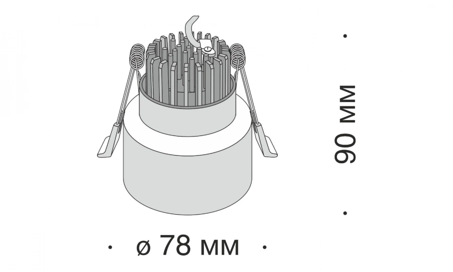 Встраиваемый Светильник Technical Dl037-2-L5W - фото 3