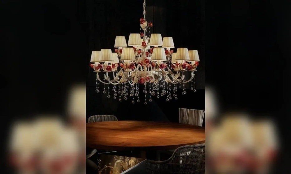 Люстра Masiero Ceramic Garden 10+5 - фото 1