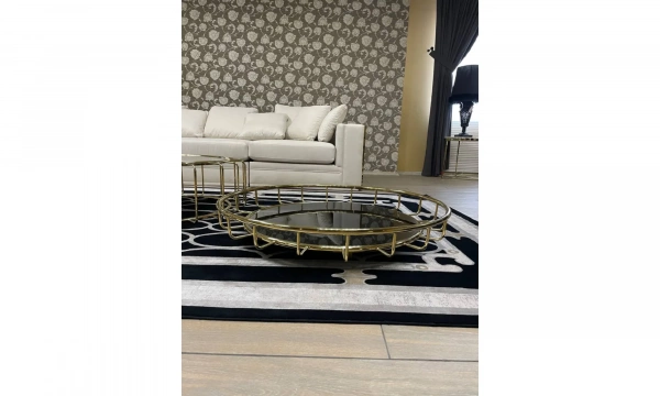 Комплект из 2-х журнальных столов и пуфа  BALHOME  HATILLA