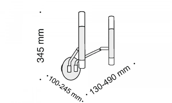 Бра Technical Mod620Wl-04B