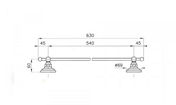 Полотенцедержатель Classica 1486Gb