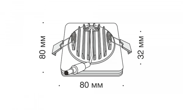 Встраиваемый Светильник Technical Dl2001-L7B