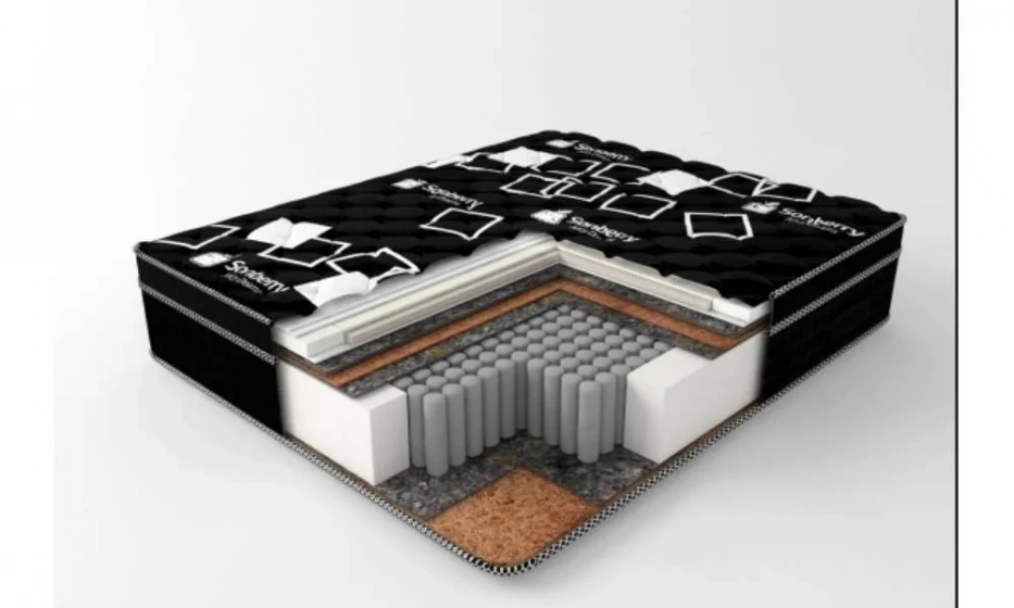 Матрас Сонберри Angelo Pillowtop 4См (Черный)-10 - фото 1