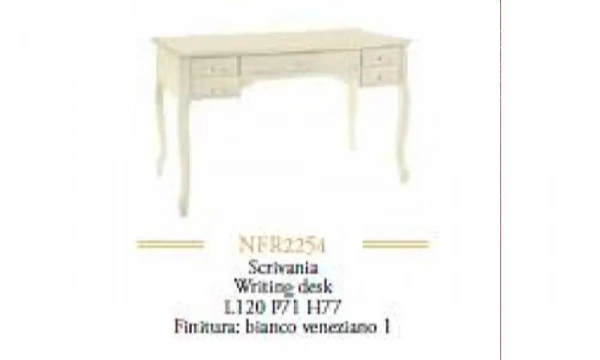 Francesca стол письменный Bianco Viniziano