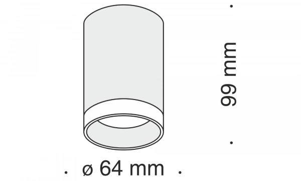 Потолочный Светильник Technical C008Cw-01B