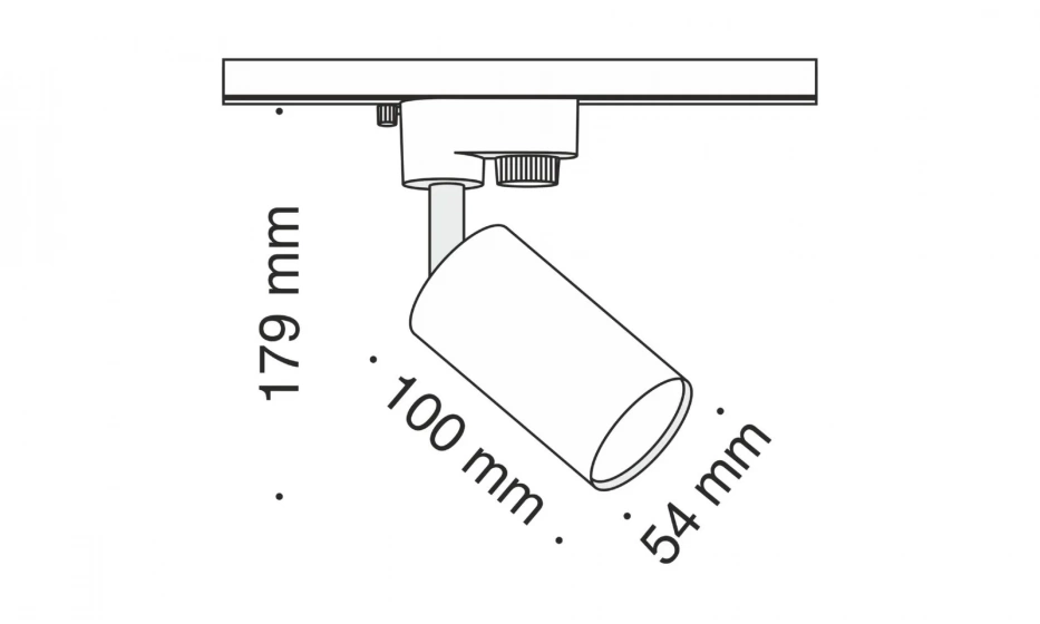 Трековый Светильник Technical Tr002-1-Gu10-B - фото 5