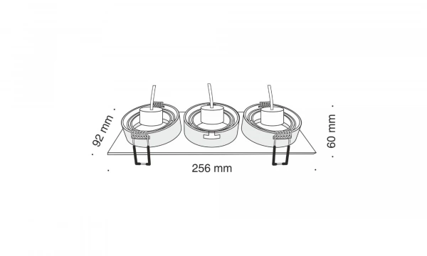 Встраиваемый Светильник Technical Dl024-2-03W