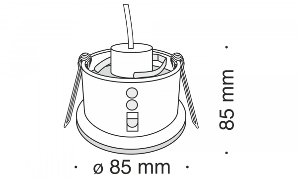 Встраиваемый Светильник Technical Dl032-2-01W