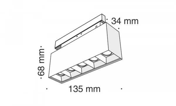 Трековый Светильник Technical Tr014-2-10W3K-B