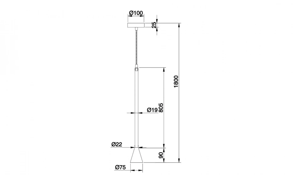 Подвесной Светильник Technical P064Pl-01G - фото 6