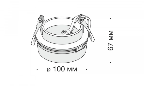 Встраиваемый Светильник Technical Dl2003-L12B