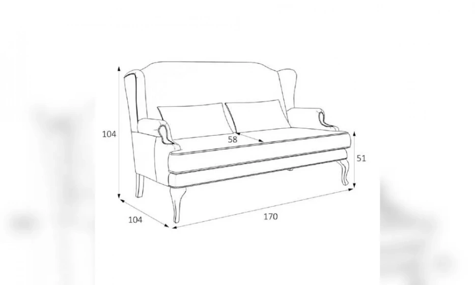 Софа Kreind Френсис M14-Bn-B08 - фото 2