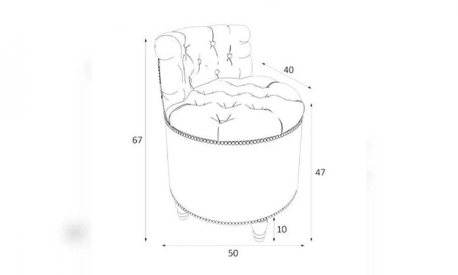 Пуф Kreind Canapes Большой Со Спинкой M03-Bn-E21 - фото 1