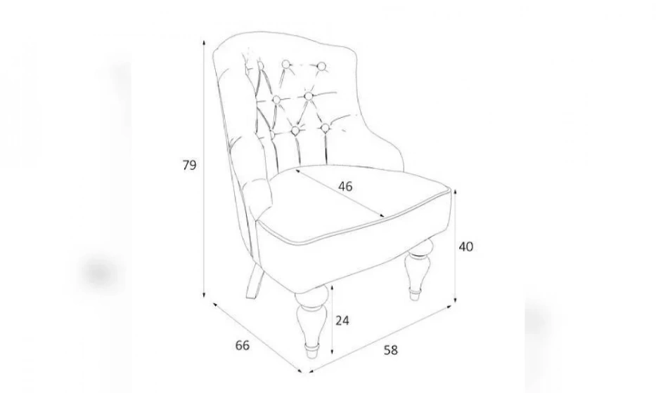 Кресло Kreind Canapes Шоффез M08-B-E21 - фото 2