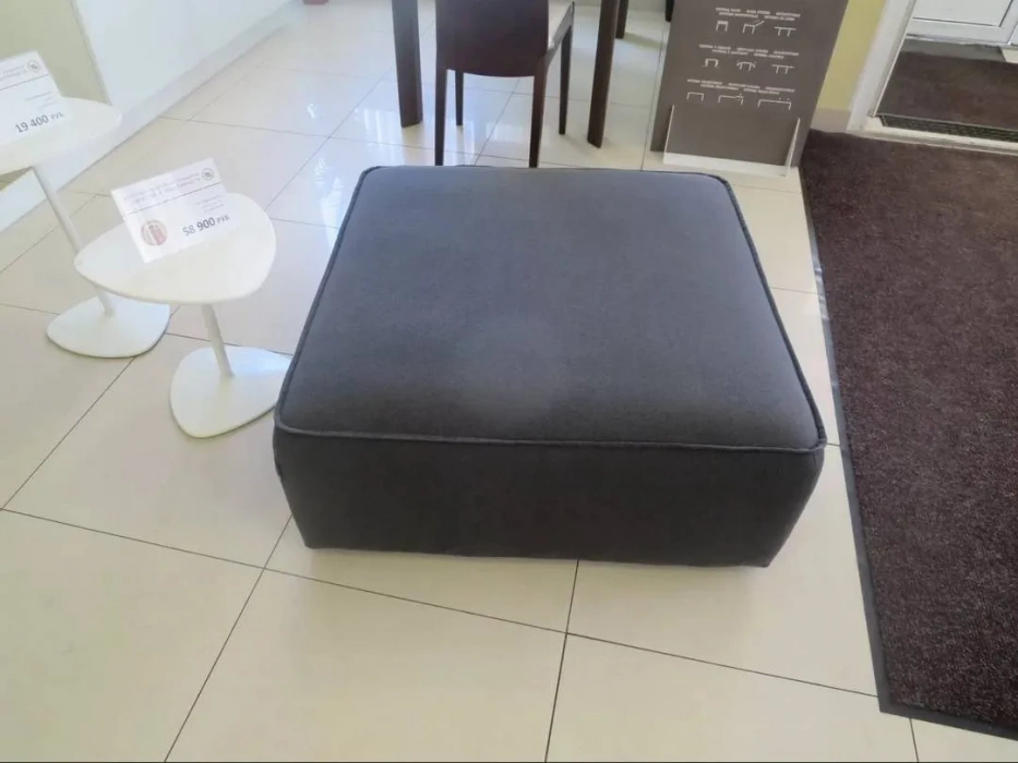 Пуф Alameda Confort 205 Soft/A07 Denver Smoke Серый - фото 1