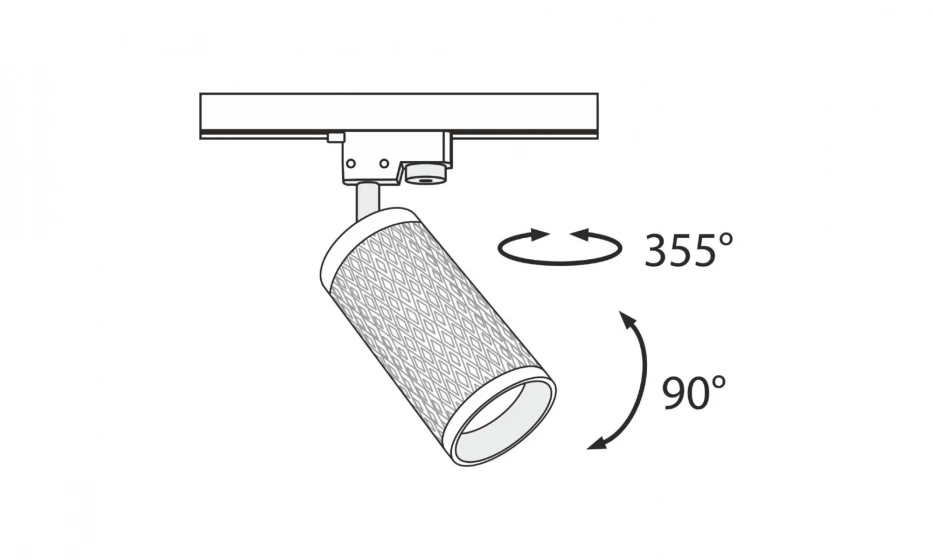 Трековый Светильник Technical Tr011-1-Gu10-W - фото 2