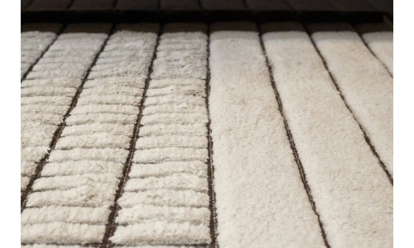 Ковры AMINI AMINI IVORY + Gold Leaf ковер RD GRID