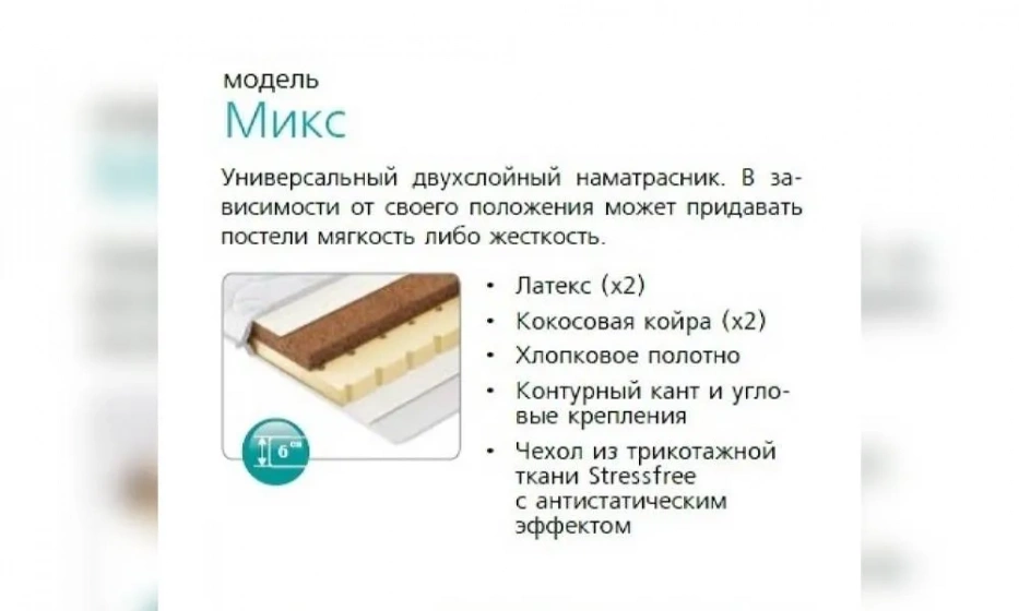 Наматрасник Вегас Микс-1 - фото 1