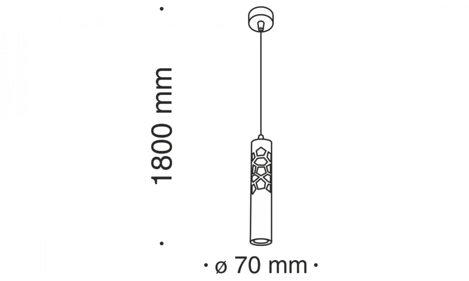 Подвесной Светильник Technical P037Pl-L11B4K - фото 4