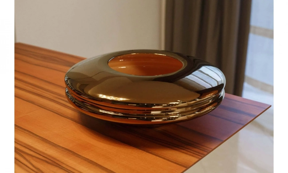 Ваза SMANIA MILO CERAMIC CENTREPIECE - фото 6