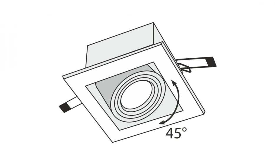 Встраиваемый Светильник Technical Dl008-2-01-S - фото 7