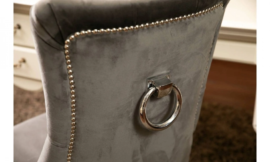 Kreind Стул Серый 56/62/94 Микровельвет - фото 4