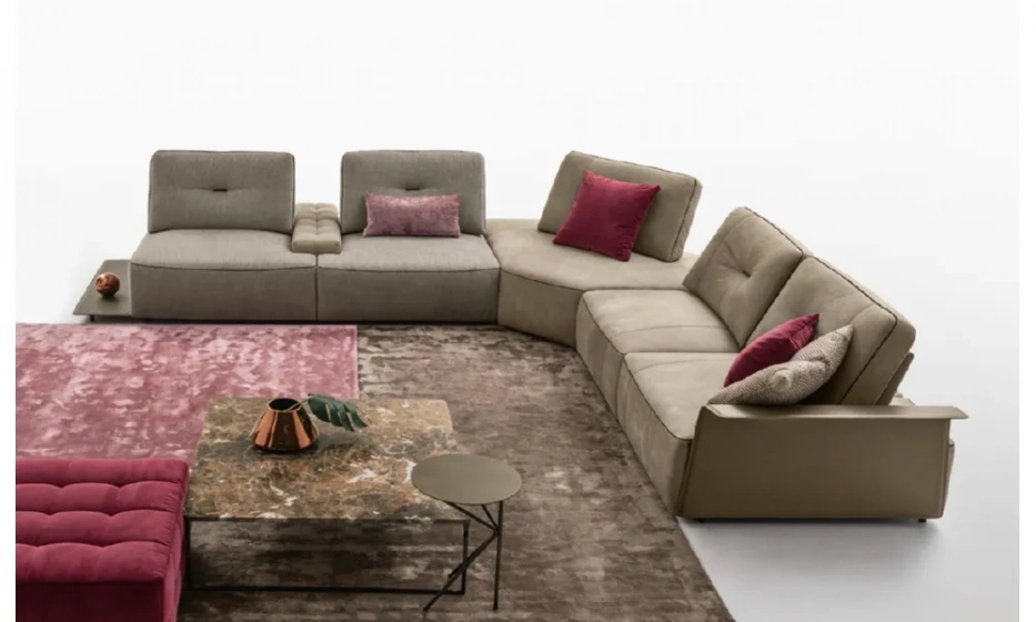 Диван MANZONI NICOLINE SALOTTI C1161+1203+4504+1932+8135+C1962+8015 - фото 1