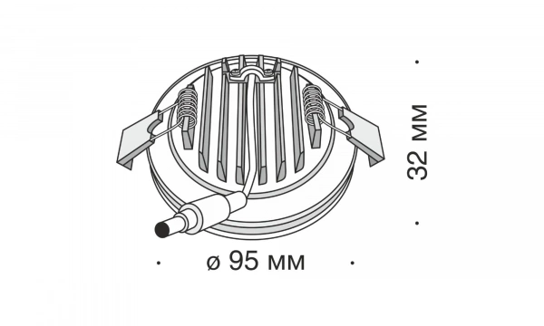 Встраиваемый Светильник Technical Dl303-L12B4K