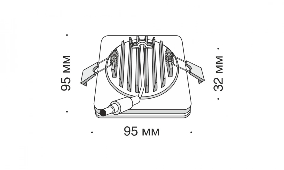 Встраиваемый Светильник Technical Dl2001-L12B4K - фото 5