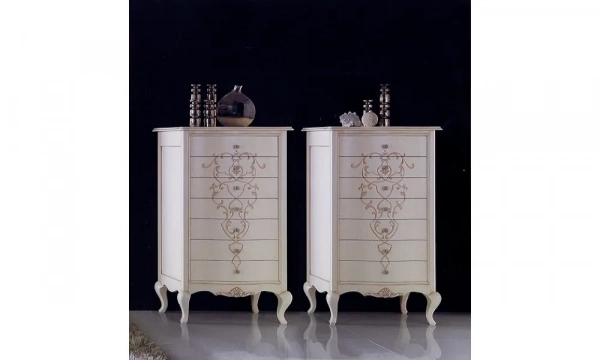 Спальня Giorgio Casa Memorie Veneziane K25 (кровать, тумба прикроватная 2 шт, комод, банкетка)