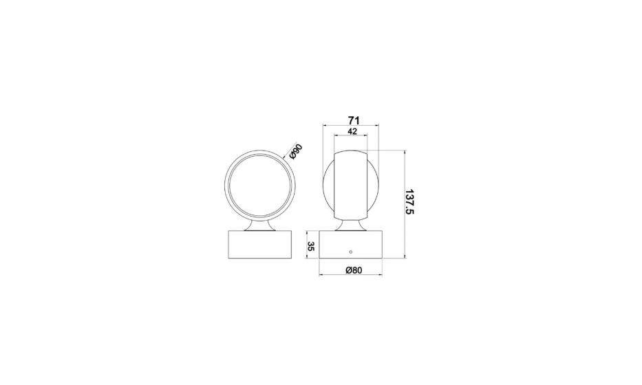 Бра Technical Mod072Wl-L8W3K - фото 3