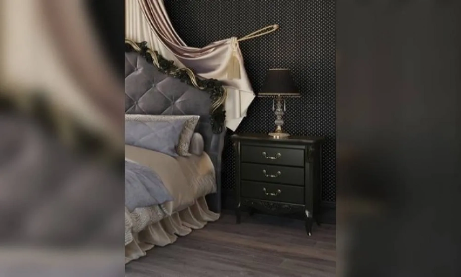 Тумба Kreind Nocturne Прикроватная 3 Ящика N117 - фото 1