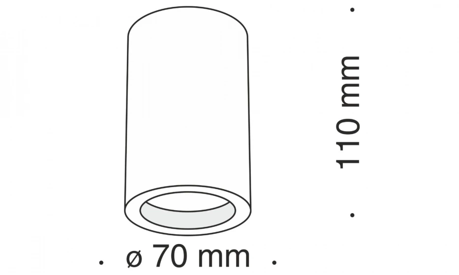 Потолочный Светильник Technical C003Cw-01W - фото 2