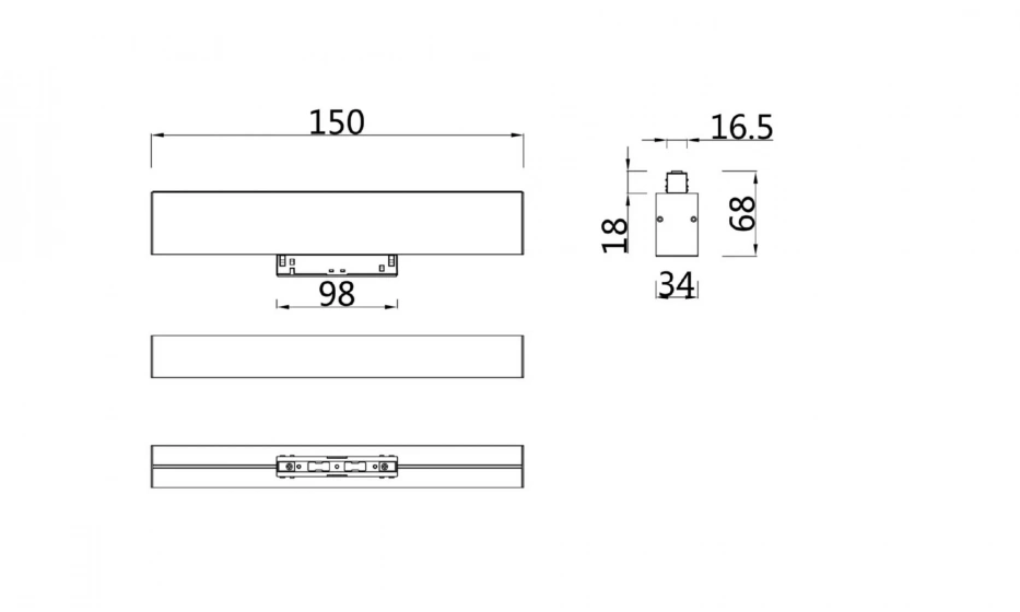 Трековый Светильник Technical Tr012-2-7W4K-B - фото 2