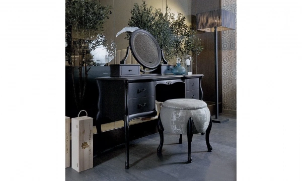 Комплект спальни Giorgio Casa  Valpolicella (кровать, тумба прикроватнвая 2 шт, банкетка, шк2аф 4-х дверный, комод,  туалетный столик)