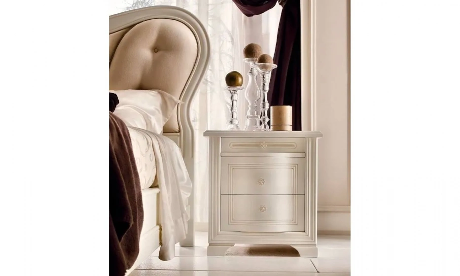 Тумбочка Ferretti & Ferretti Comodino 2 Cassetti Curvi 1 Dritto - фото 1