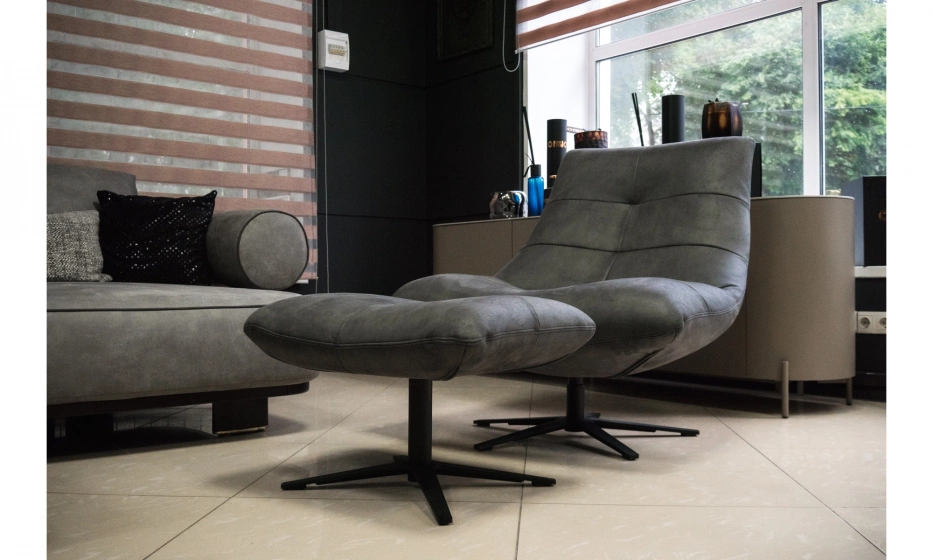 Кресло с пуфом Saloni Zen - фото 1