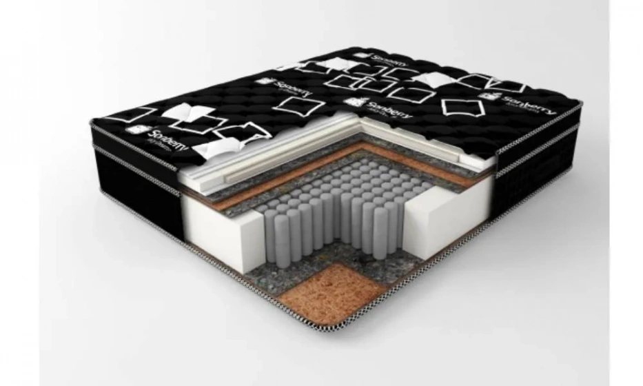 Матрас Сонберри Angelo Pillowtop 8См (Черный)-5 - фото 1