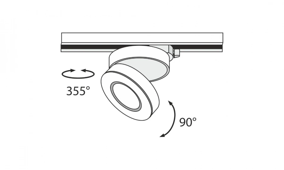 Трековый Светильник Technical Tr006-1-12W3K-B4K - фото 5