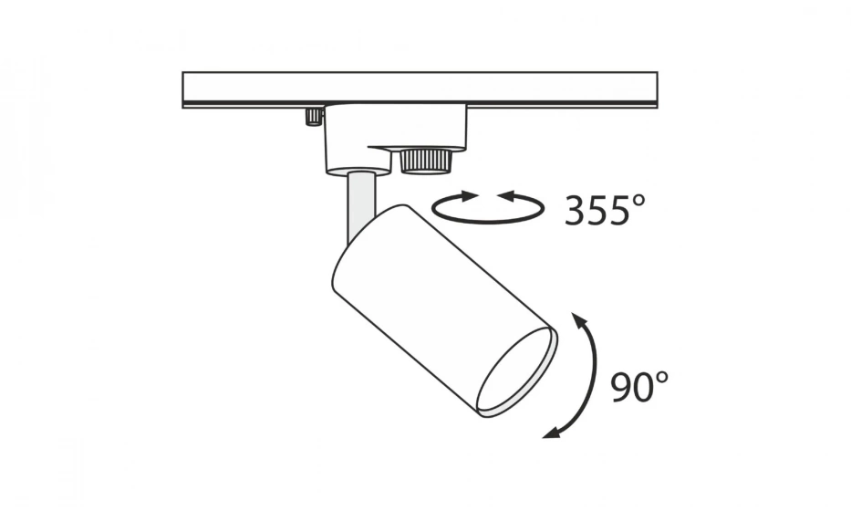 Трековый Светильник Technical Tr002-1-Gu10-B - фото 4