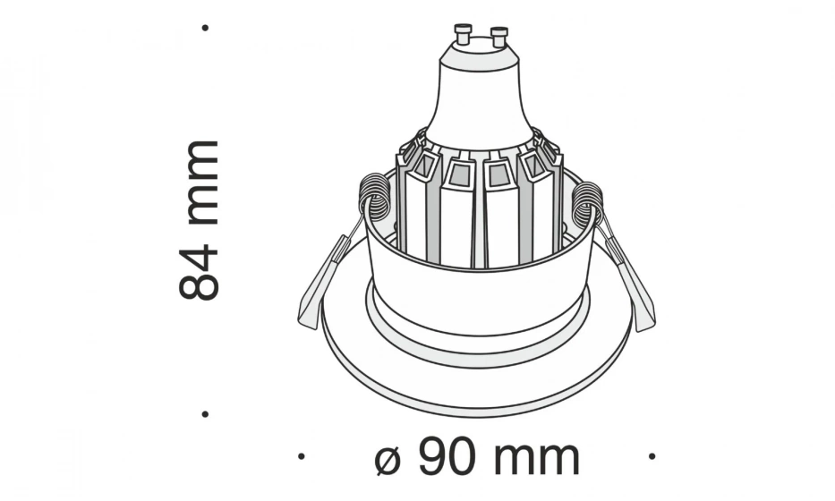 Встраиваемый Светильник Technical Dl041-01Rg - фото 6