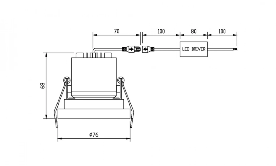 Встраиваемый Светильник Technical Dl040-L10B4K - фото 2